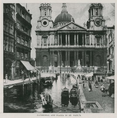 Cattedrale e Piazza di St Pauls da English School