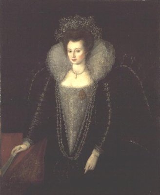 Catherine Killigrew, poi Lady Jermyn (1597-1640), c.1595-1600 da English School