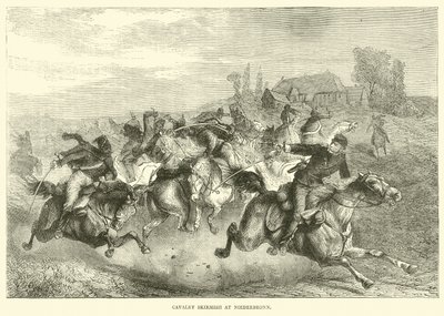 Scontro di cavalleria a Niederbronn, luglio 1870 da English School