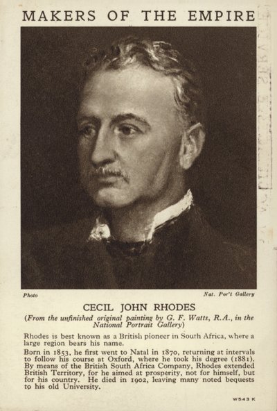 Cecil John Rhodes da English School