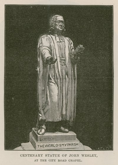 Statua del centenario di John Wesley da English School