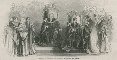 Cerimonia di insediamento del nuovo Lord Mayor da English School