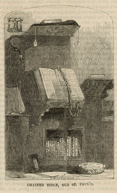 Bibbia incatenata, Vecchia St Pauls da English School