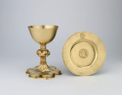 Calice e patena, 1507-08 (oro con smalto) da English School