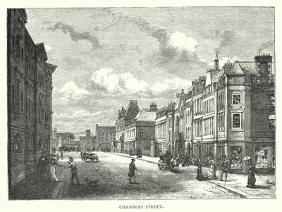 Chambers Street (incisione) da English School