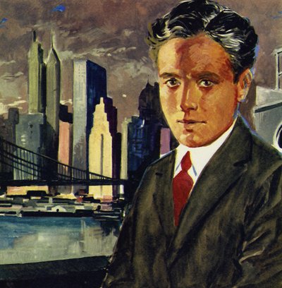 Chaplin partì per New York come membro della troupe del music hall di Fred Karno da English School