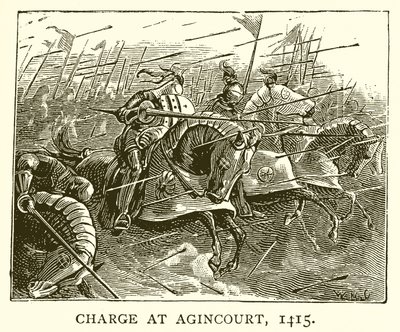 Carica ad Agincourt, 1415 da English School