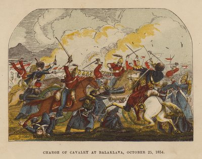 Carica di cavalleria a Balaklava, 25 ottobre 1854 da English School