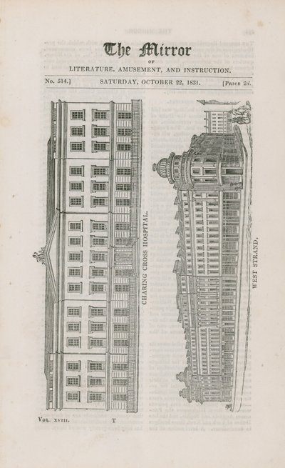 Charing Cross Hospital e West Strand da English School