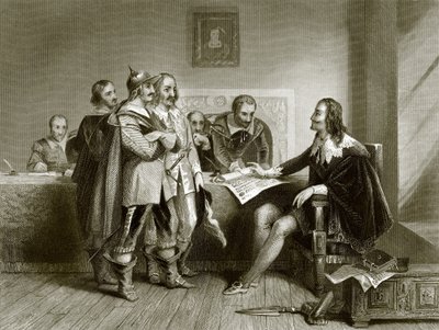 Carlo I rifiuta il trattato a Oxford da English School