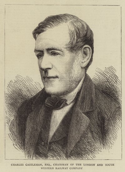 Charles Castleman, Esquire, presidente della London and South Western Railway Company da English School