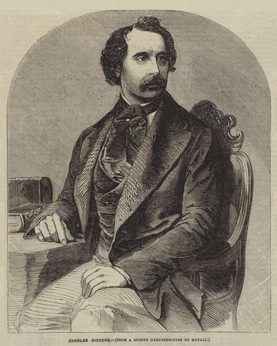 Charles Dickens (incisione) da English School