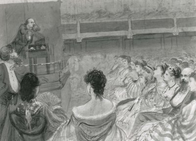 Charles Dickens che legge a St. James