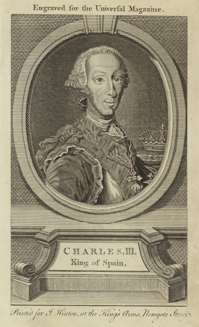 Carlo III, Re di Spagna da English School