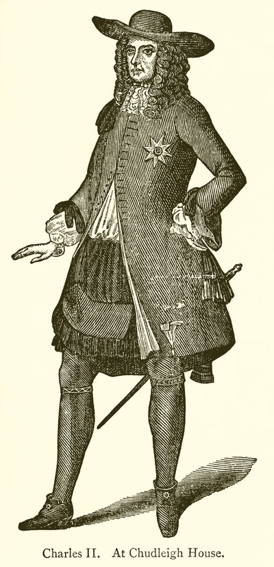 Carlo II a Chudleigh House da English School
