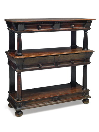 Credenza di corte di Carlo II, fine XVII secolo da English School