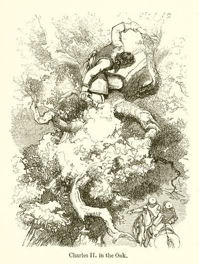 Carlo II nella Quercia da English School