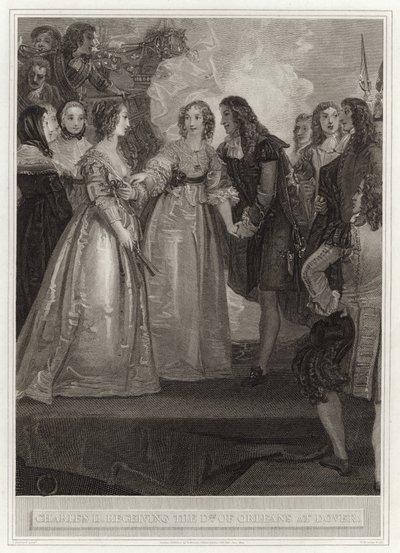 Carlo II riceve la duchessa d