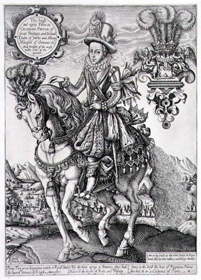 Carlo I come Principe di Galles a Cavallo, da 