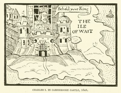 Carlo I, nel castello di Carisbrooke da English School