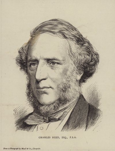 Charles Reed, politico britannico, MP e membro della Society of Antiquaries da English School