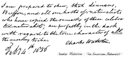 Charles Waterton da English School
