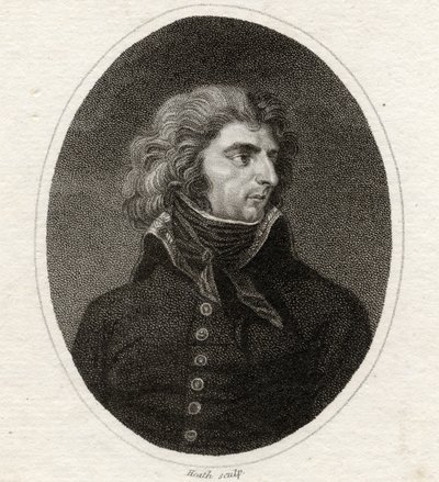 Carlo XIV (1783-1844) Re di Svezia e Norvegia (1818-44) inciso da Heath, da 