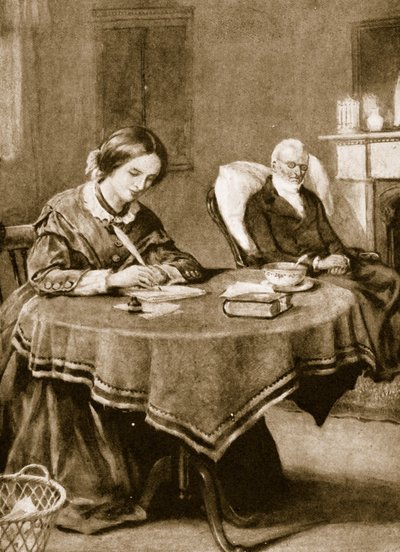 Charlotte Bronte lavora su Jane Eyre da English School