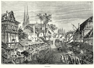 Chartres (incisione) da English School