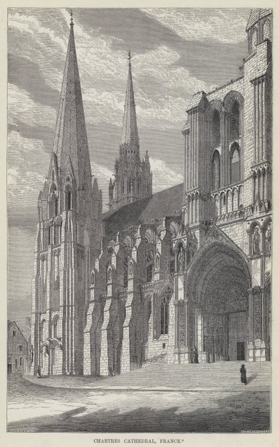 Cattedrale di Chartres, Francia da English School