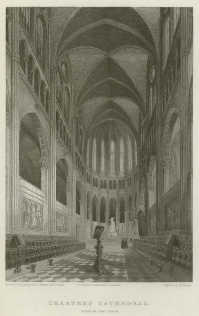 Cattedrale di Chartres, Vista del Coro da English School