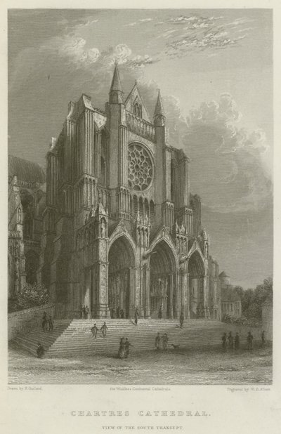 Cattedrale di Chartres, Vista del Transetto Sud da English School