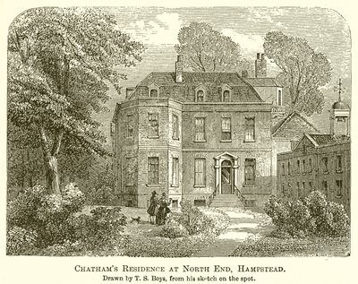 La residenza di Chatham a North End, Hampstead da English School