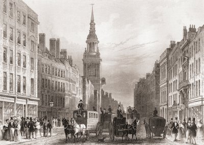 Cheapside, Londra, Inghilterra da English School