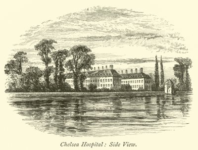 Ospedale di Chelsea, vista laterale da English School