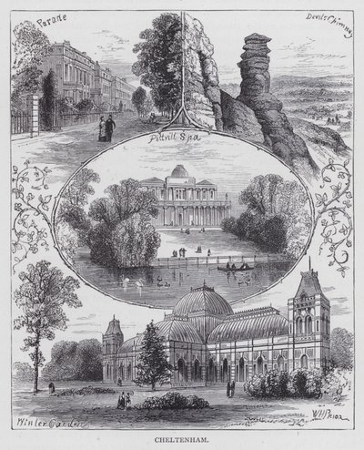 Cheltenham (incisione) da English School
