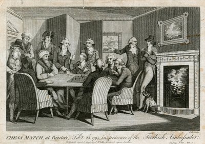 Partita di scacchi a Parsloes, 23 febbraio 1794, alla presenza dell