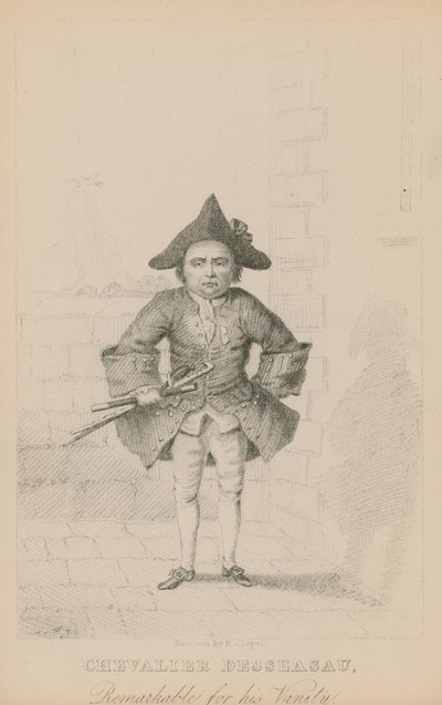 Cavaliere Desseasau, notevole per la sua vanità da English School