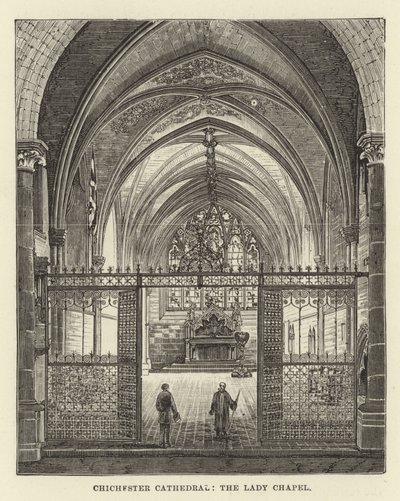 Cattedrale di Chichester, la Cappella della Madonna da English School