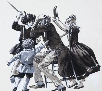 Bambini che attaccano da English School