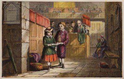 Bambini in una chiesa da English School