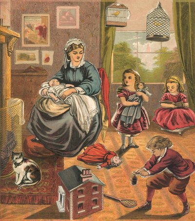 Bambini con madre da English School