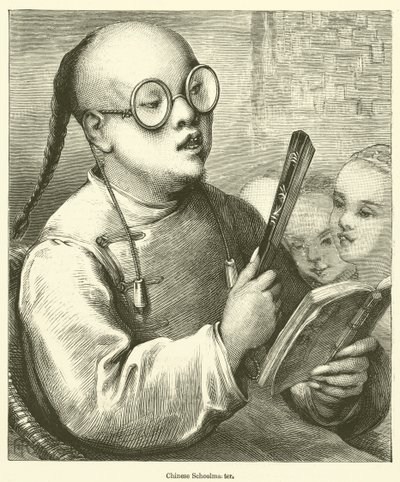Maestro di scuola cinese (incisione) da English School