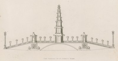 Pagoda cinese e ponte, St James