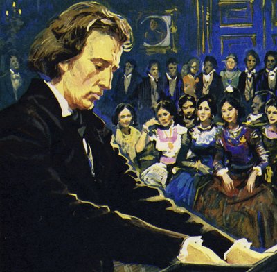 Chopin suonava principalmente nei salotti dei ricchi da English School