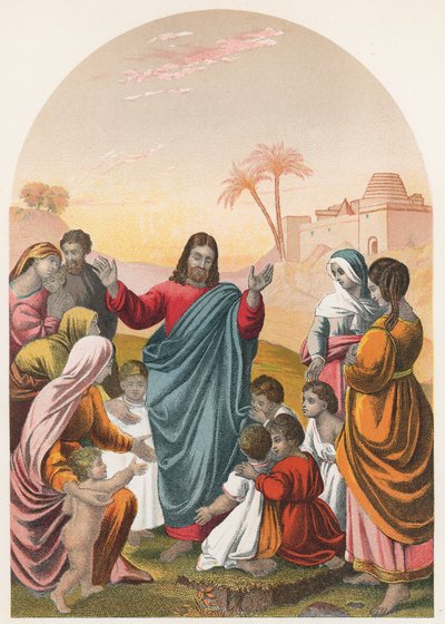 Cristo benedice i bambini da English School