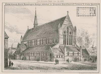 Chiesa di Cristo, North Kensington: progetto selezionato per la nuova chiesa proposta da English School