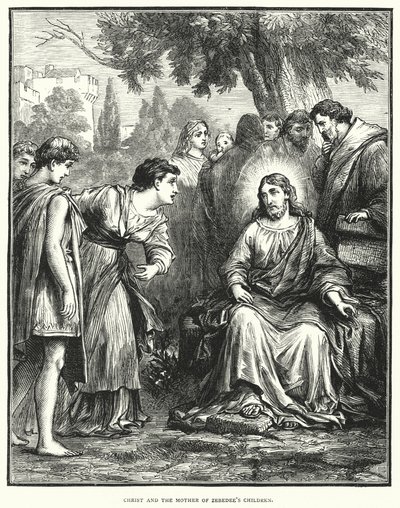 Cristo e la Madre dei Figli di Zebedeo da English School