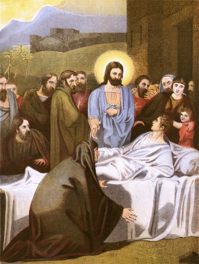 Cristo e la vedova di Nain da English School