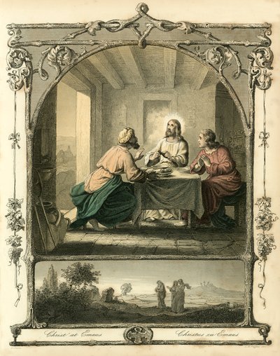 Cristo a Emmaus da English School